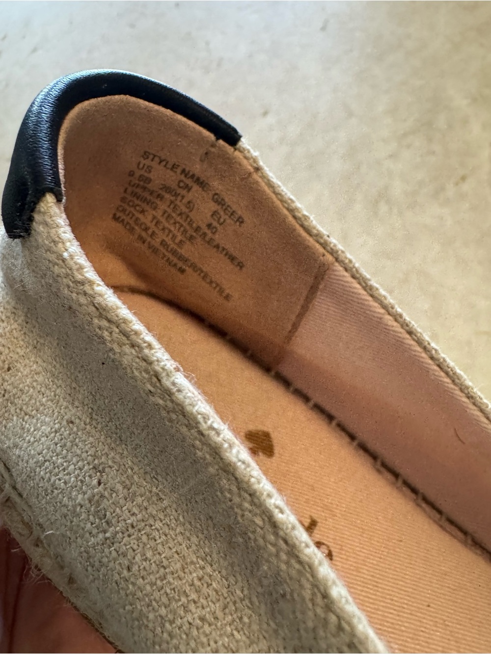 kate spade Black Perforated Espadrille Slip-Ons - Picture 3 of 12